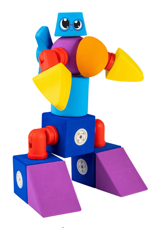 Blockaroo Magnetic Foam Building Blocks - STEM Construction Toys for Boys  and Girls, Soft Foam Blocks Build Early Learning Skills, Great Bath Toys  for