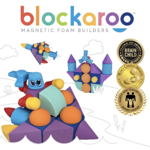 Blockaroo - Magnetic foam building blocks for toddlers