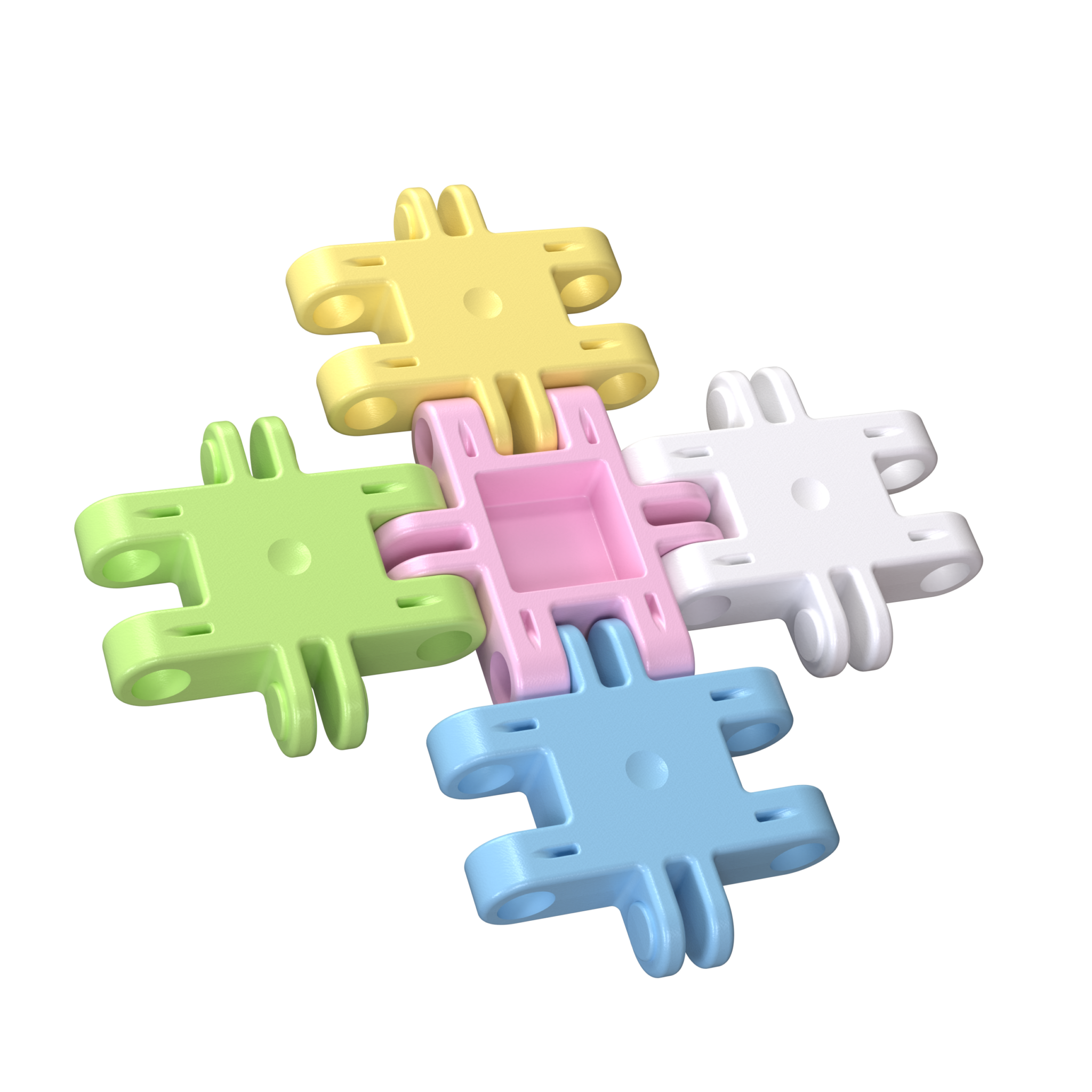 Nano Clics Creative Builders 125 - Set Costruzioni per Bambini da 8 Anni in Su, Gioco Educativo con 125 Pezzi, Blocchi per Ragazze e Ragazzi, Resistente